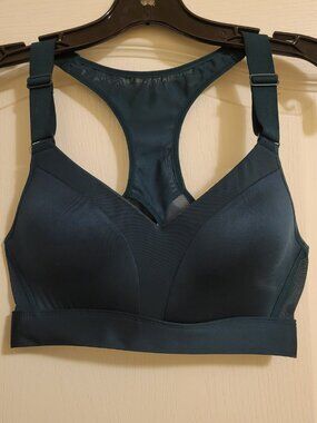 Dark Green Spyder Sports Bra (size Small)